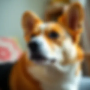 Distinctive Features of a Pembroke Welsh Corgi Close-up of a Pembroke Welsh Corgi's face