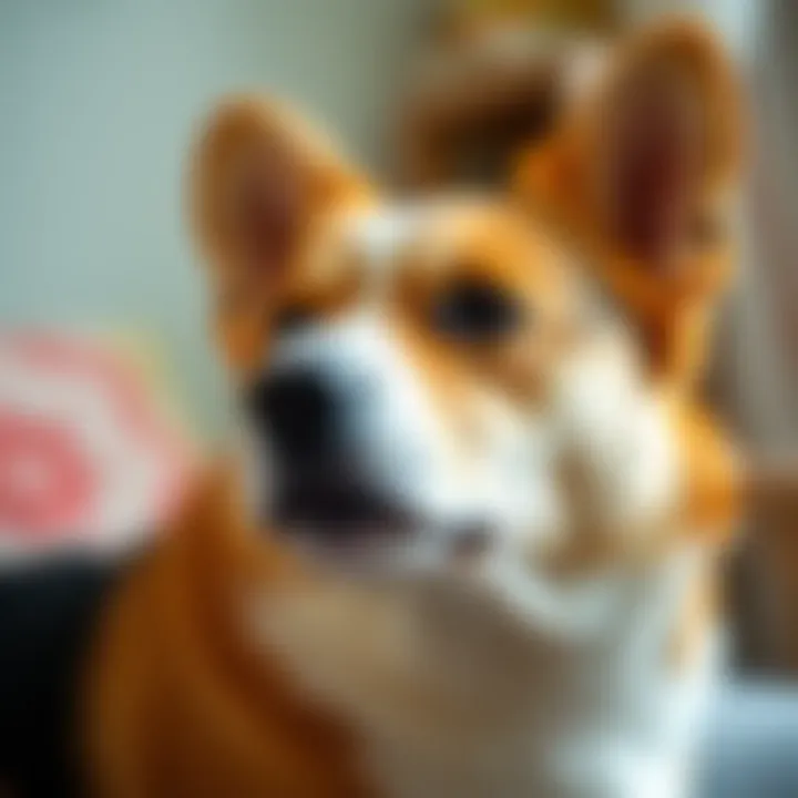 Distinctive Features of a Pembroke Welsh Corgi Close-up of a Pembroke Welsh Corgi's face