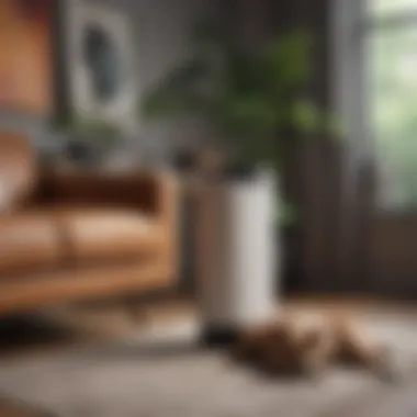 Pet-friendly Air Purifier in Modern Living Room