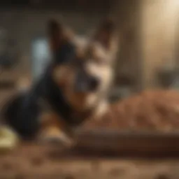 A gourmet dry dog food brand showcasing wholesome ingredients