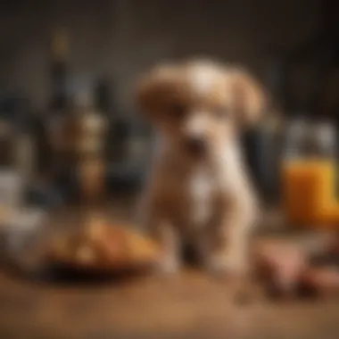 Crafting Nutritious Meals Preparing homemade food for a 6-week-old puppy