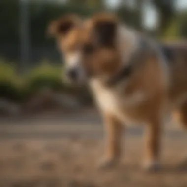 Quality time between a dog and its owner, focusing on care and companionship