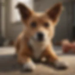 Rescue dog finding new home