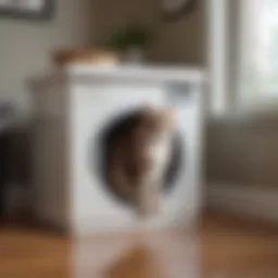 CatGenie self-washing litter box in modern home setting