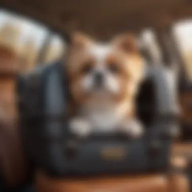 Luxurious Dog Carrier with Plush Interior