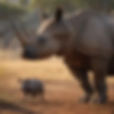 Dedicated Conservation Efforts for Black Rhinos Rhino conservation efforts