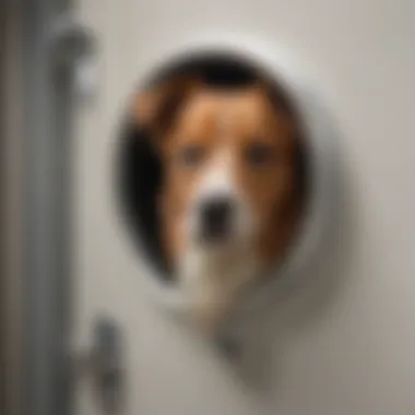 Secure Locking Mechanism on Dog Door for Enhanced Safety