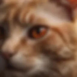 A close-up of a cat with a red, inflamed skin rash