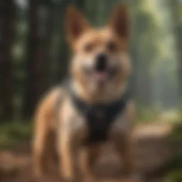 Stretchy Dog Harness with Innovative Design
