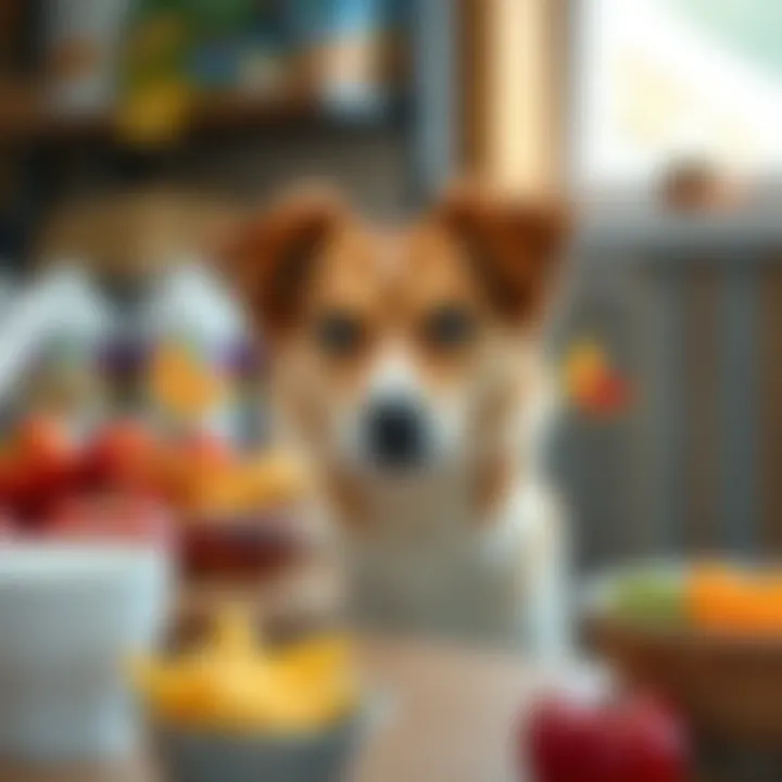 Understanding Safe Foods for Dogs A chart illustrating safe and unsafe human foods for dogs