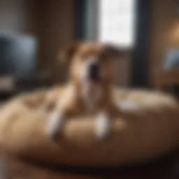 Durable dog bed designed for aggressive chewers