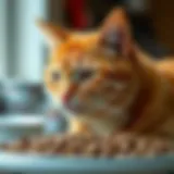 Nutritional ingredients in dry cat food