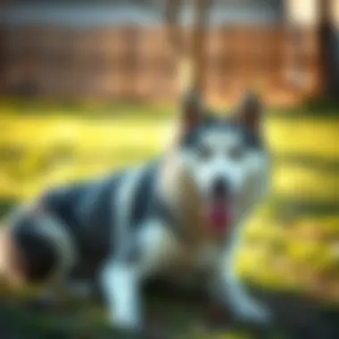 Creating a secure outdoor space for your pet Safe yard environment for a Husky