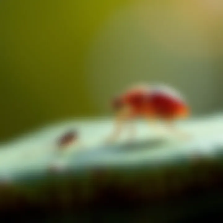 Life cycle of a flea