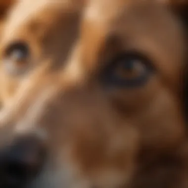 Depiction of Treatment Options for Canine Itchy Eyes Treatment options for canine itchy eyes depicted