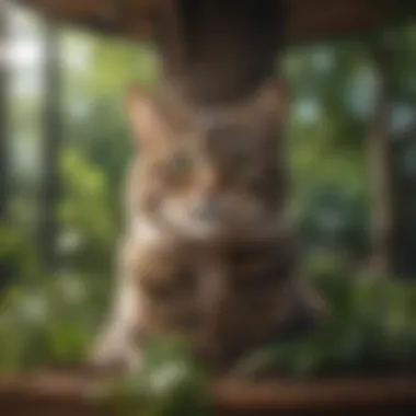 Nature-Inspired Cat Tower Resembling a Tree Tree-Inspired Cat Tower Structure