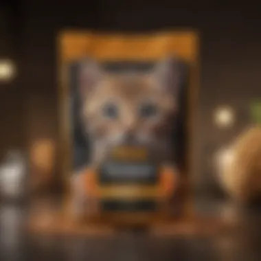 Elegant packaging of premium dry kitten food from Walmart