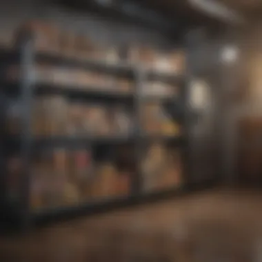 Efficient Storage System for Pet Food Organized metal pet food storage setup