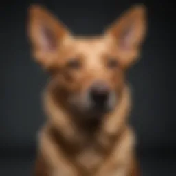 Dog with shiny coat after using all-in-one preventative