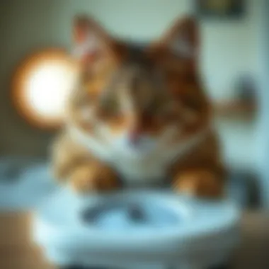 Weight Matters: Assessing Your Cat's Health A scale measuring a cat's weight
