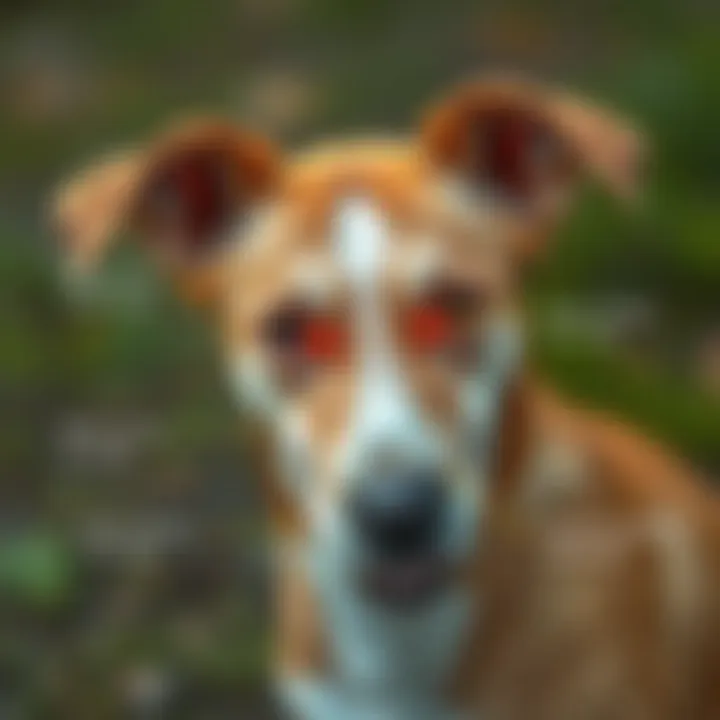 Illustration of Symptoms Associated with Canine Brain Tumors Symptoms of brain tumors in dogs illustrated