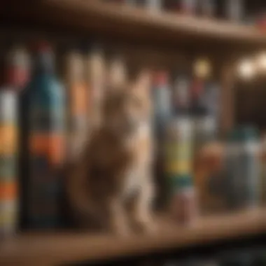 Synthetic Cat Repellent Products Synthetic cat repellent products on a shelf