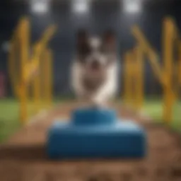 A well-designed dog agility course showcasing various obstacles.