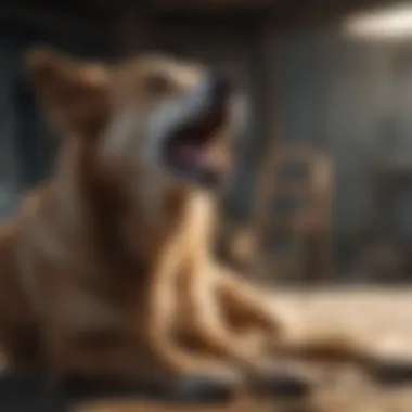 The Distressed Howling of Dogs Dog Howling in Distress