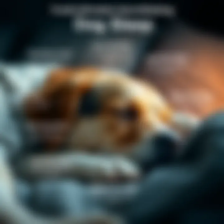 Infographic showing factors affecting dog sleep