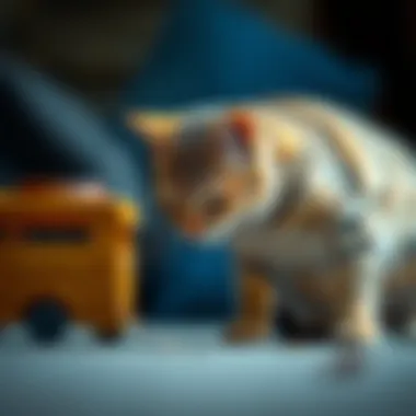 A Cat Marking Its Territory A cat surveying its territory