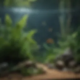 Components of a freshwater aquarium filtration system showcasing various filter types.