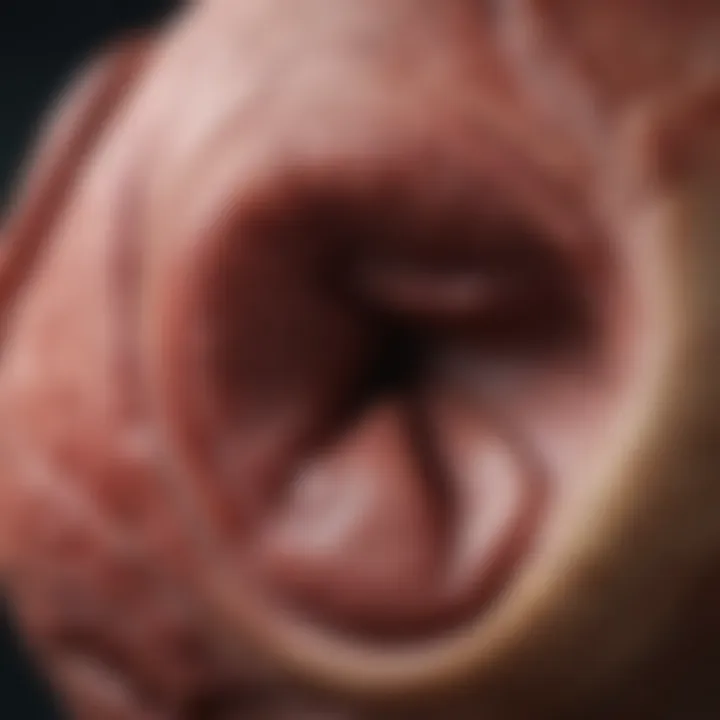 A close-up of a dog's liver in a medical illustration