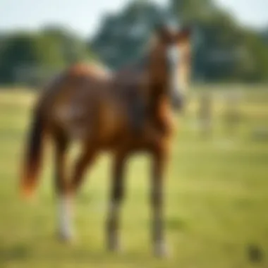 Diagram illustrating common causes of lameness in horses
