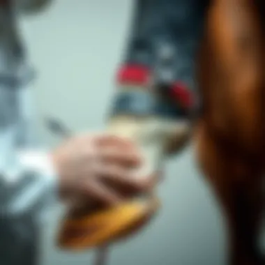 Veterinarian examining a horse's hoof