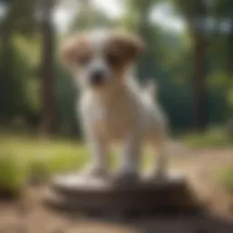 Puppy Learning Potty Training