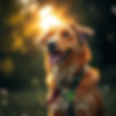 A healthy dog showcasing vitality