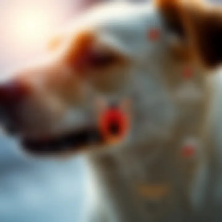 Diagram illustrating how tick medications work biologically