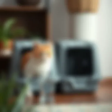 Narrow vs Standard Litter Boxes Comparison of standard and narrow litter boxes