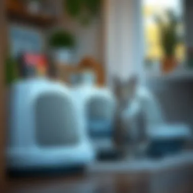 Optimizing Home for Cat Comfort Home environment with multiple litter boxes