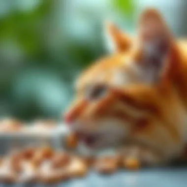 Cat Food Types and Their Effects Depiction of various cat food types and their effects