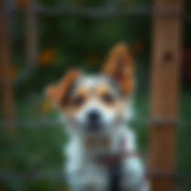Safety measures for small dog wire fencing