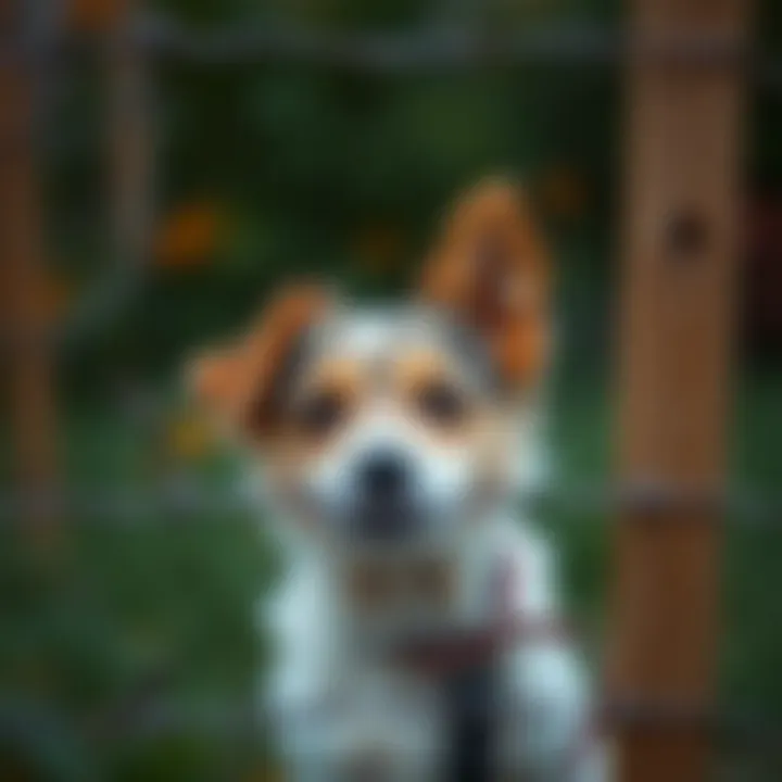 Safety measures for small dog wire fencing