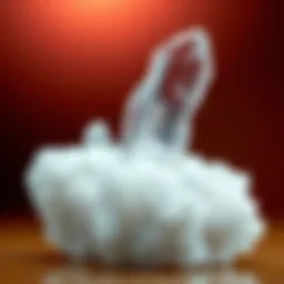 Natural zeolite clinoptilolite crystals showcasing their unique structure