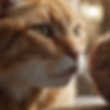 Veterinary Assessment and Diagnosis Vet examining cat's symptoms