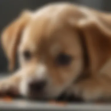 Veterinarian Examining Puppy