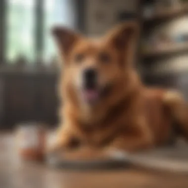 Satisfied Canine Customer Enjoying Pure Balance Dog Food Benefits Happy Healthy Canine Customer