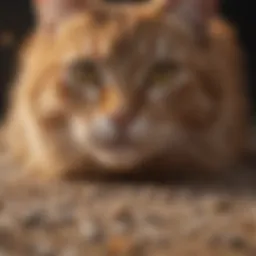 Premium cat litter options displayed elegantly