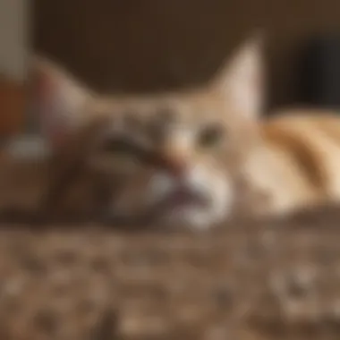 Various types of cat litter options
