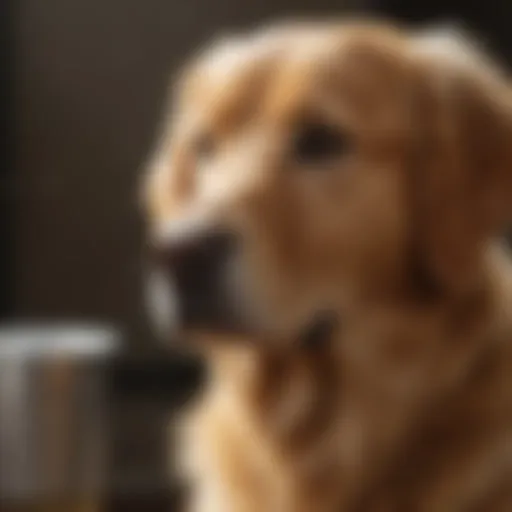 Golden Retriever with Yeast Infection Symptoms