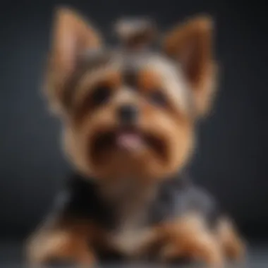 Yorkie's Joyful Transformation Post Excessive Scratching Yorkie happy and comfortable after addressing excessive scratching